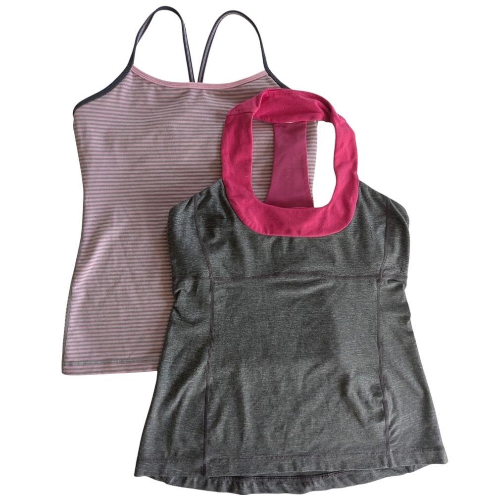 Set Of 2 Lululemon Racerback Tanks Size Medium